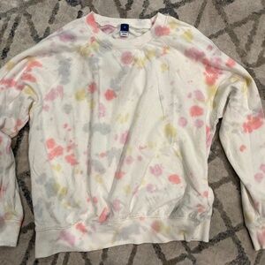 Old Navy tie-dye splatter sweatshirt